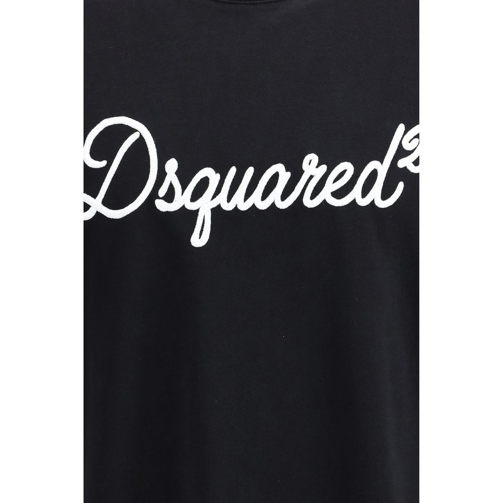 Dsquared2 Black Cotton T-Shirt