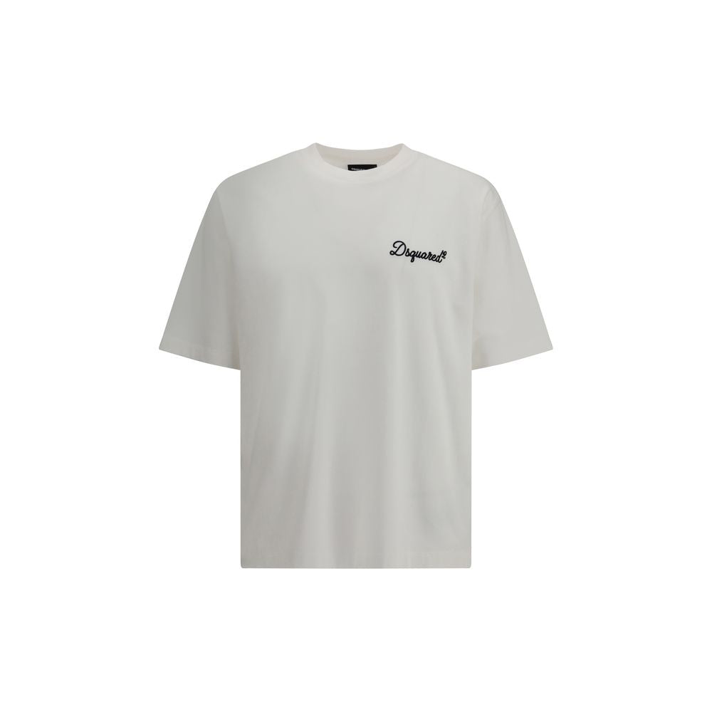 Dsquared2 White Cotton T-Shirt