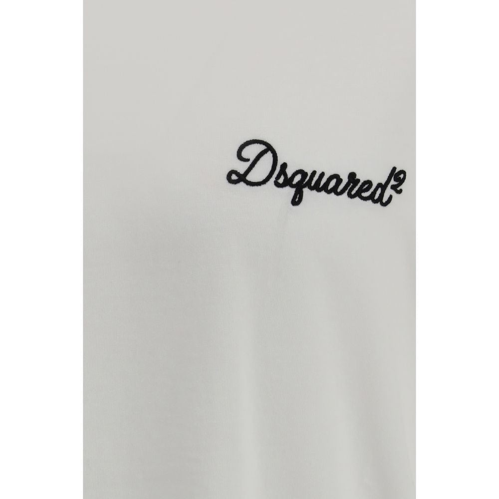 Dsquared2 White Cotton T-Shirt