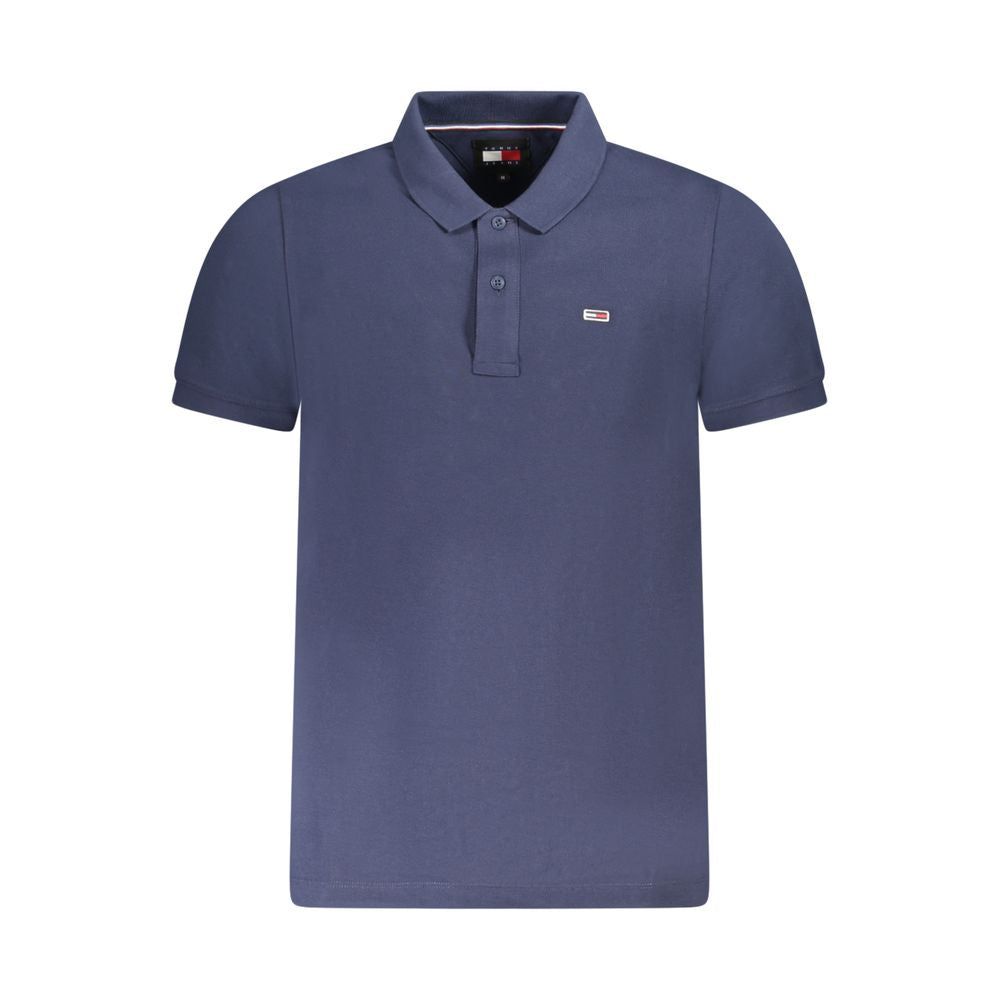 Tommy Hilfiger Blue Cotton Polo Shirt