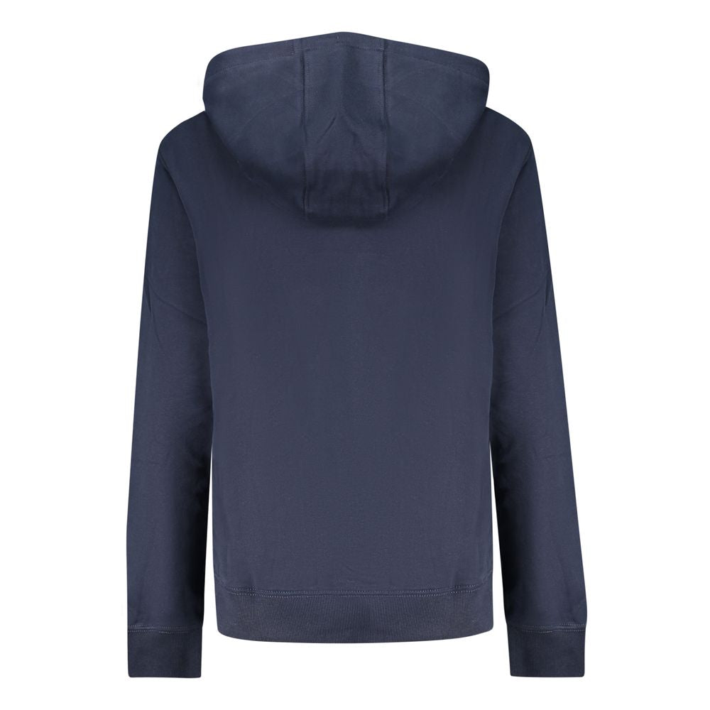Tommy Hilfiger Cotton Hooded Sweatshirt in Blue