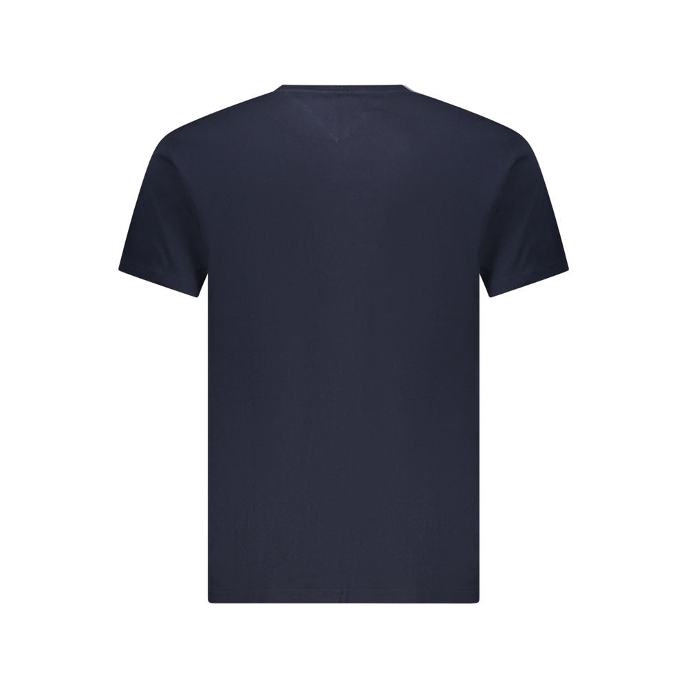 Tommy Hilfiger Blue Cotton Crewneck T-Shirt