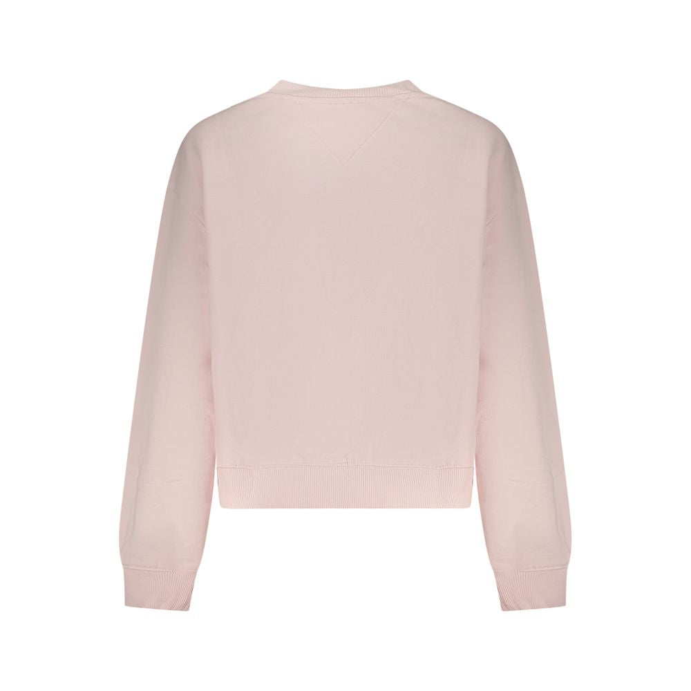 Tommy Hilfiger Pink Cotton-Blend Sweatshirt