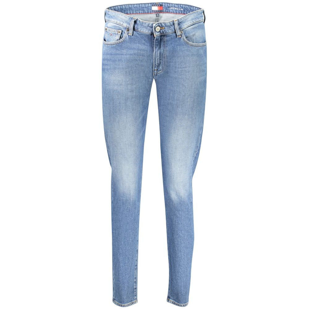 Tommy Hilfiger Blue Cotton Slim Lucy Jeans