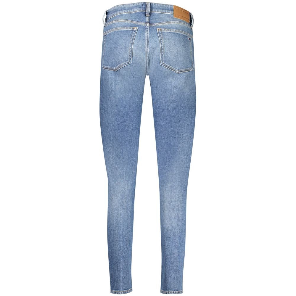 Tommy Hilfiger Blue Cotton Slim Lucy Jeans