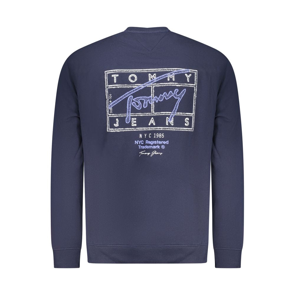 Tommy Hilfiger Cotton Crew Neck Sweatshirt in Blue
