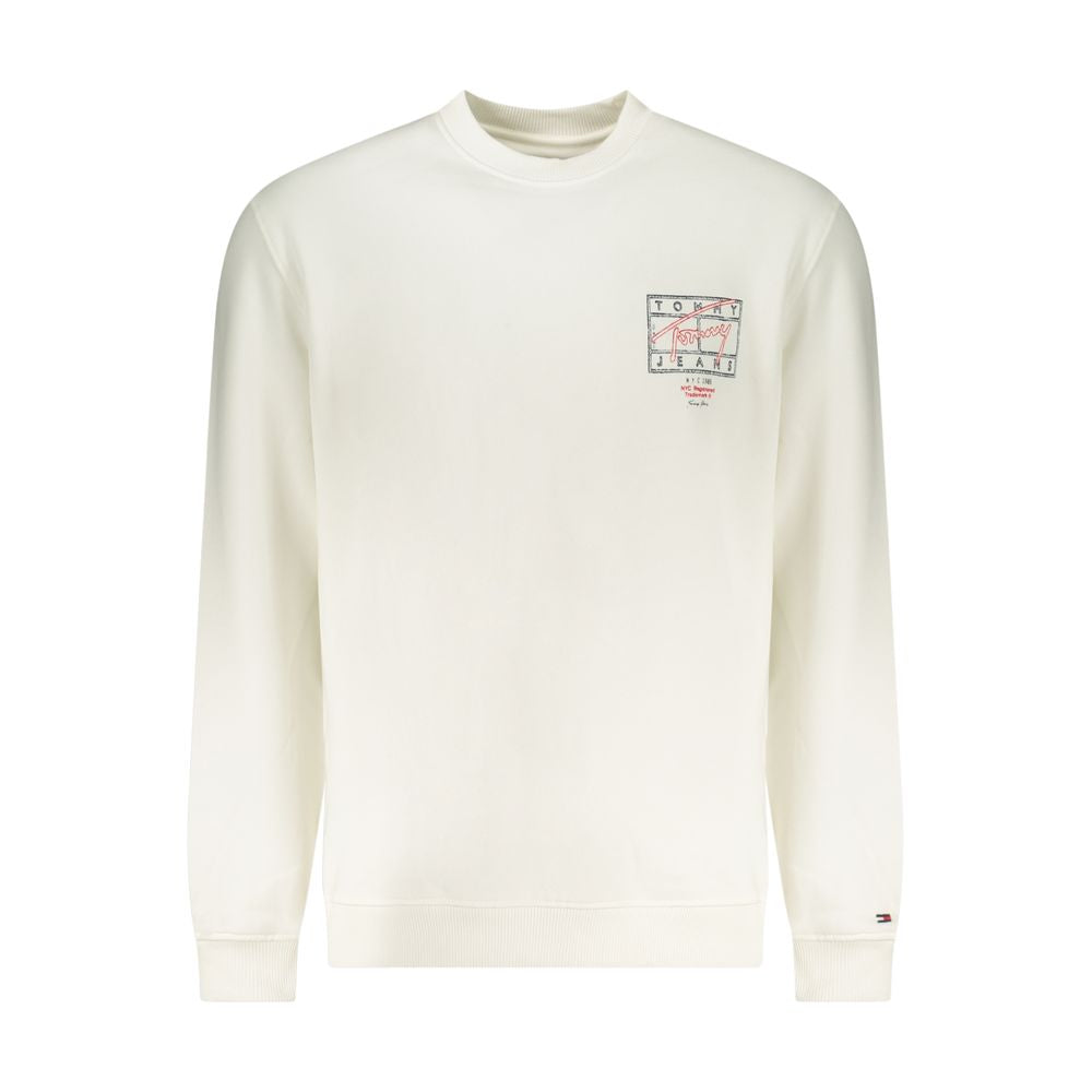 Tommy Hilfiger White Cotton Sweatshirt