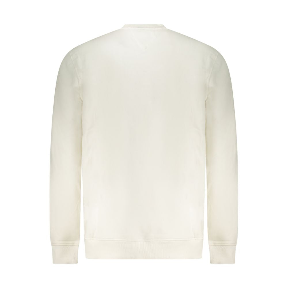 Tommy Hilfiger White Cotton Hooded Sweatshirt
