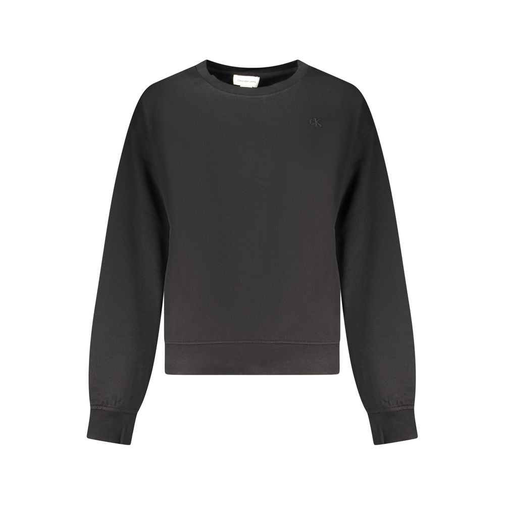Calvin Klein Black Cotton Sweatshirt
