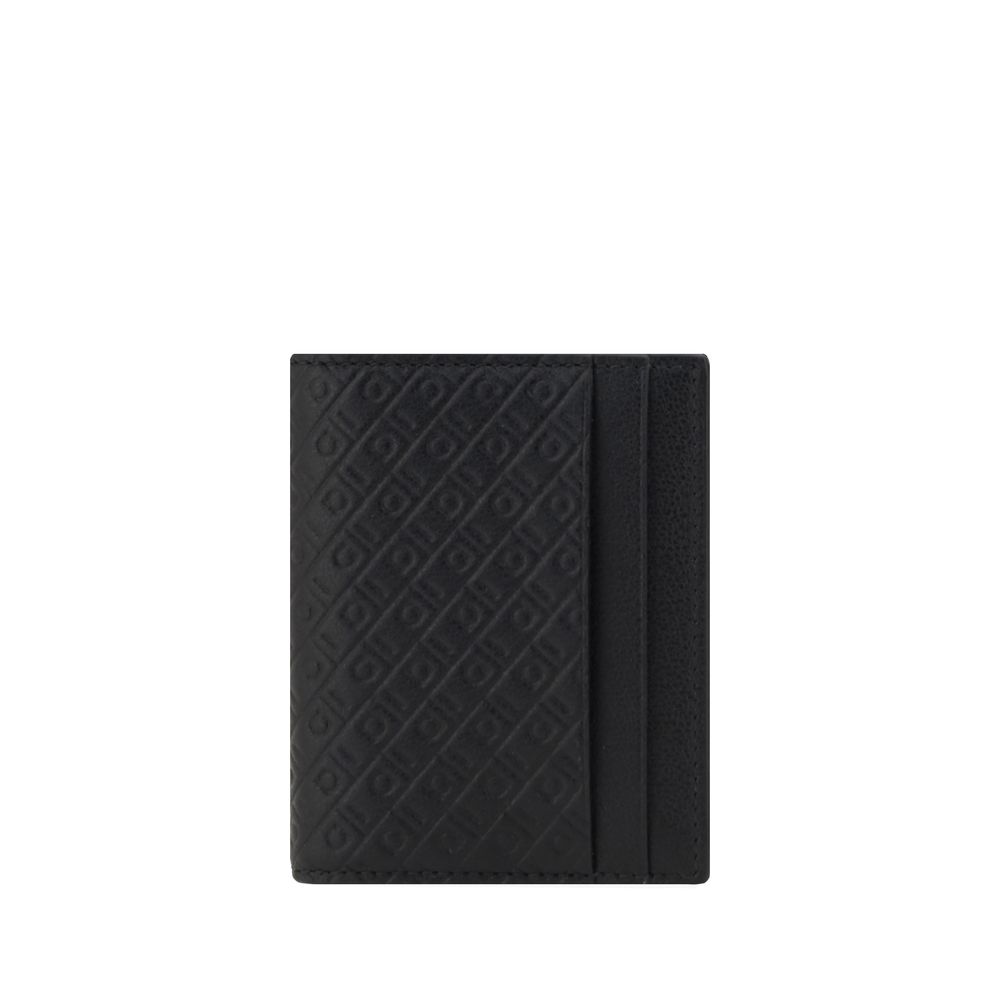 Ferragamo Black Calf Leather Wallet