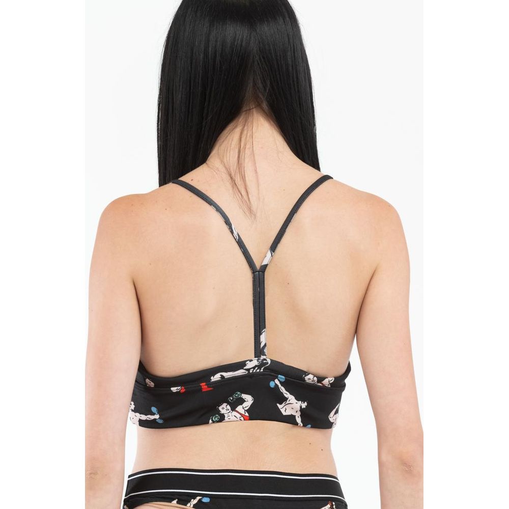 Moschino Black Polyester Tank Top