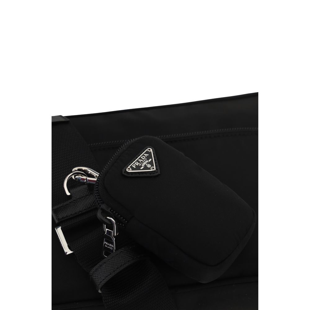 Prada Black Recycled Polyamide Shoulder Bag