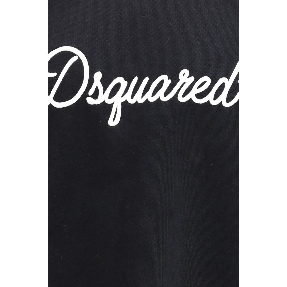 Dsquared2 Black Cotton Sweatshirt