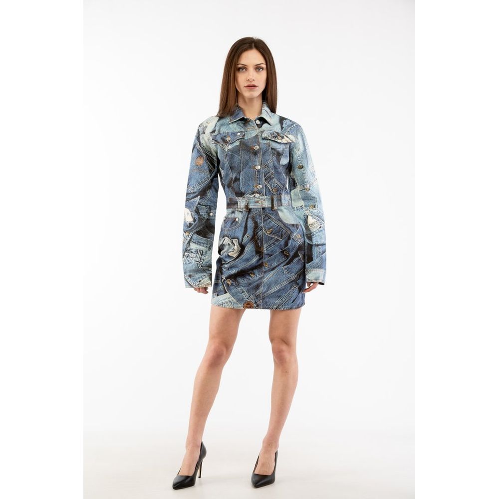Moschino Multicolour Cotton Casual Dress