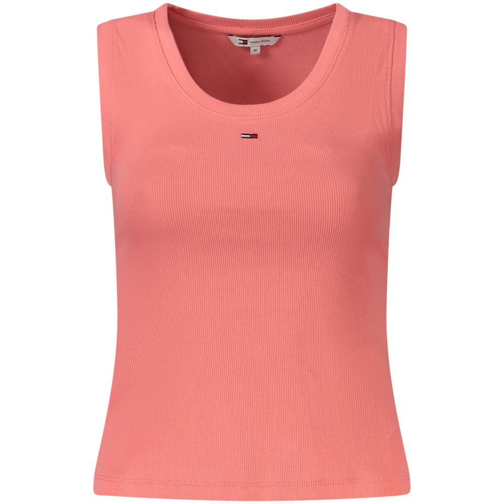 Tommy Hilfiger Pink Cotton Tank Top