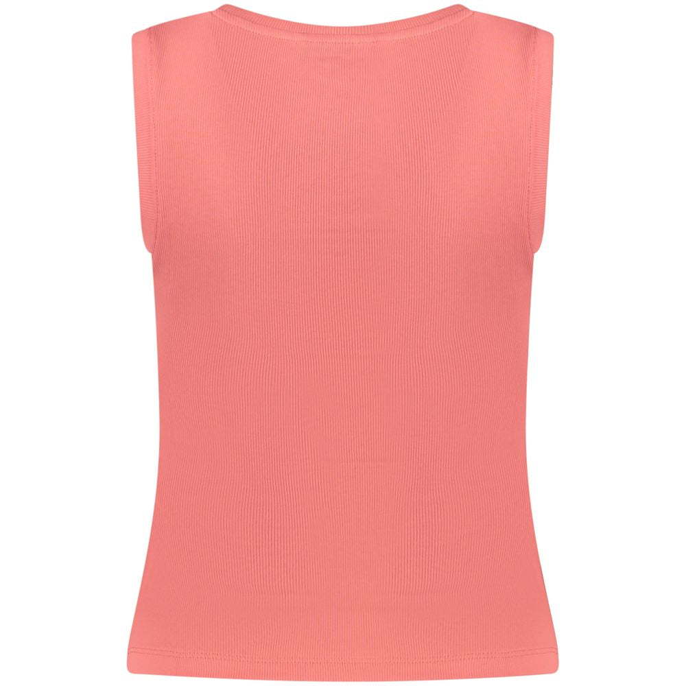 Tommy Hilfiger Pink Cotton Tank Top