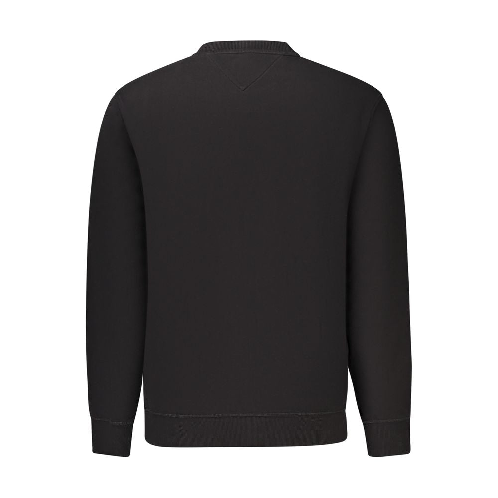 Tommy Hilfiger Black Regenerative Cotton Crew Sweatshirt
