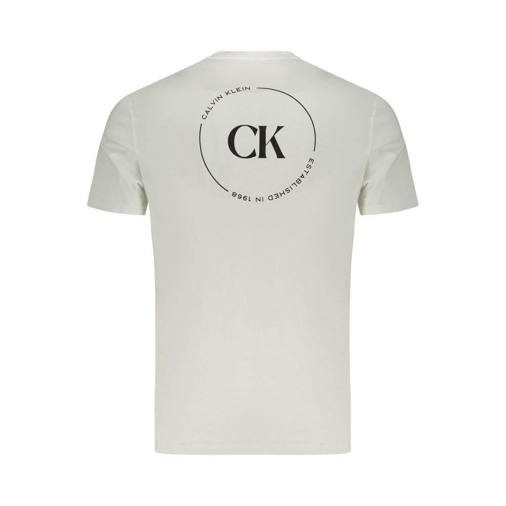 Calvin Klein White Cotton T-Shirt