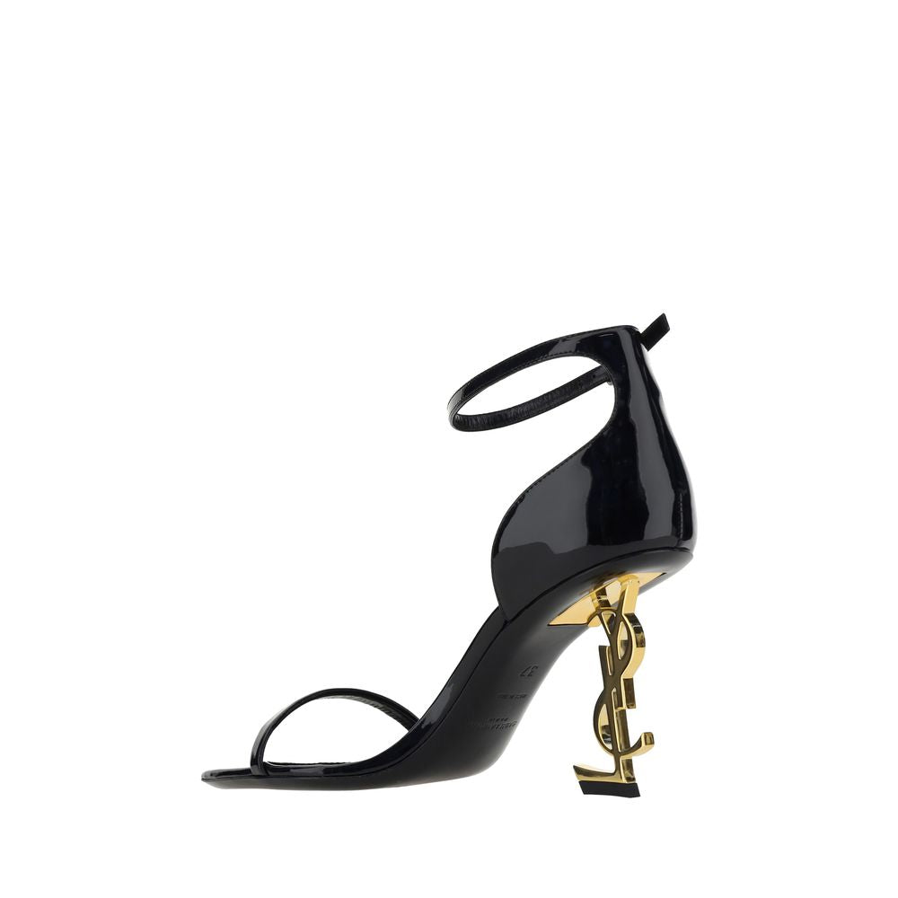 Black Calf Leather Bos Taurus Platform Sandals