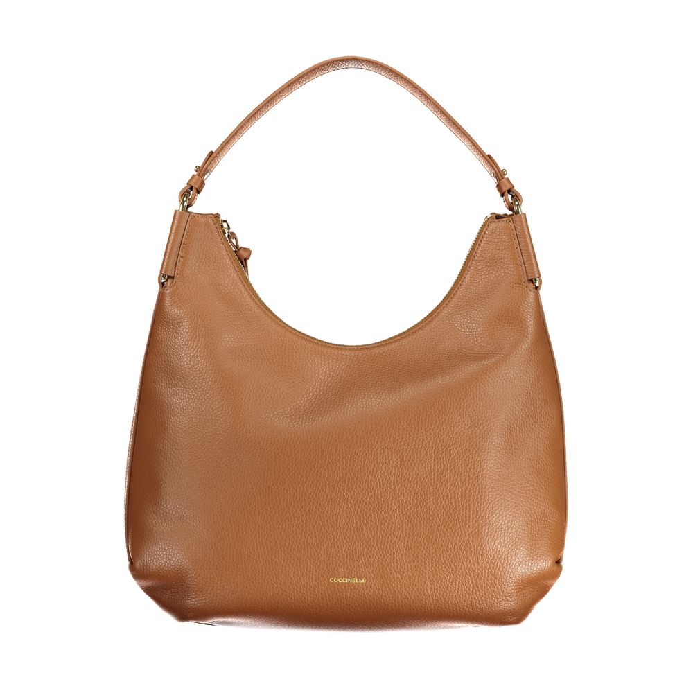 Coccinelle Brown Leather Woman Handbag