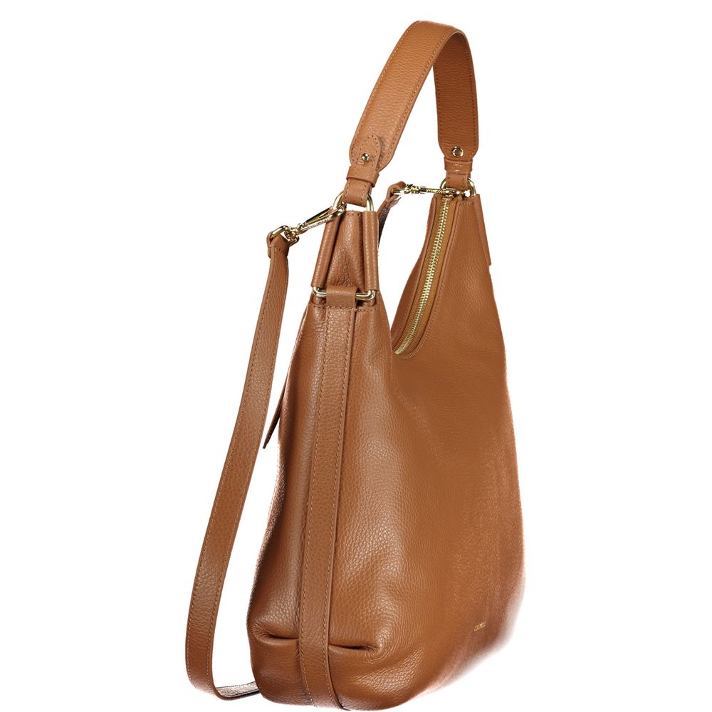 Coccinelle Brown Leather Woman Handbag