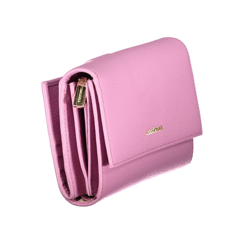 Coccinelle Purple Leather Wallet