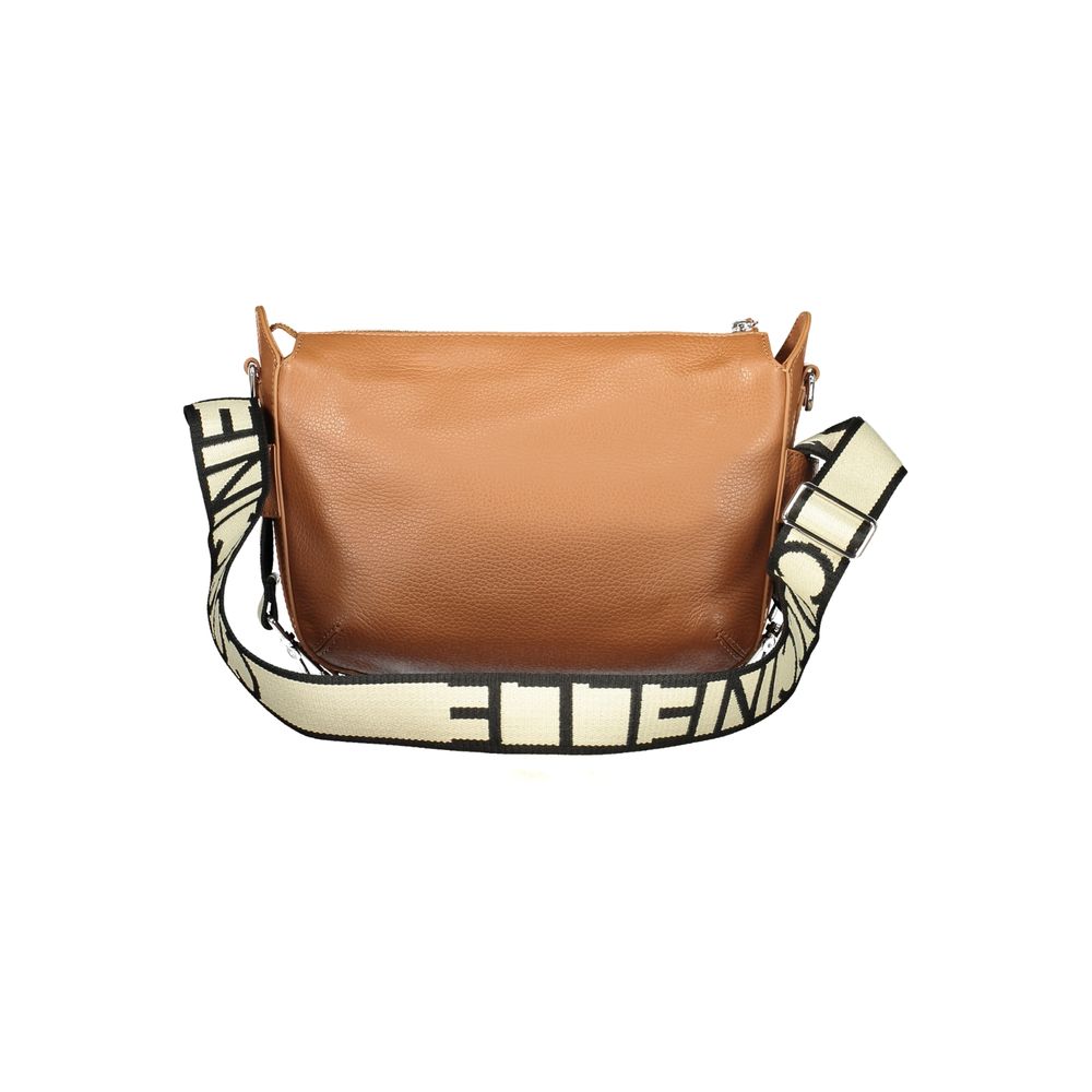 Coccinelle Brown Leather Gretel Ribbon Bag