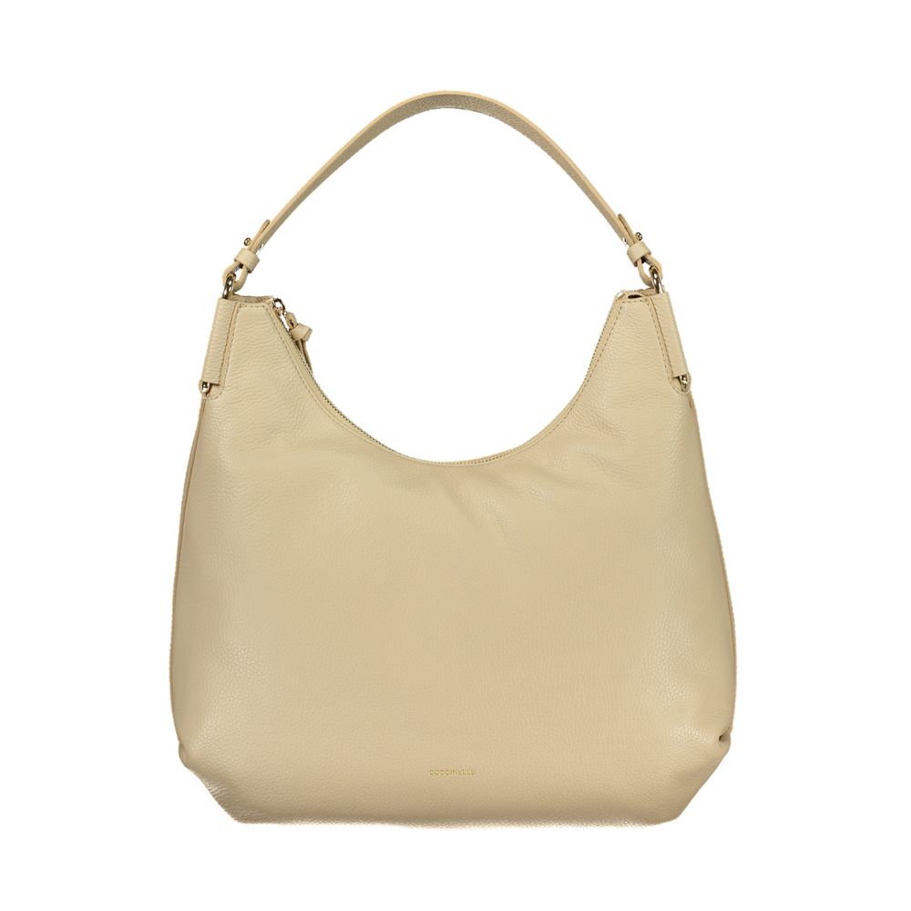 Coccinelle Beige Leather Rebekka Bag