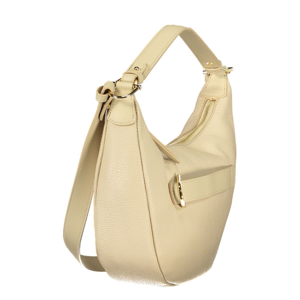 Coccinelle Beige Leather Lepaki Handbag