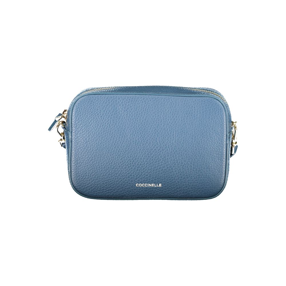 Coccinelle Blue Leather Tebe Bag