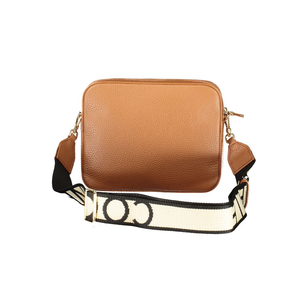 Coccinelle Brown Leather Tebe Handbag