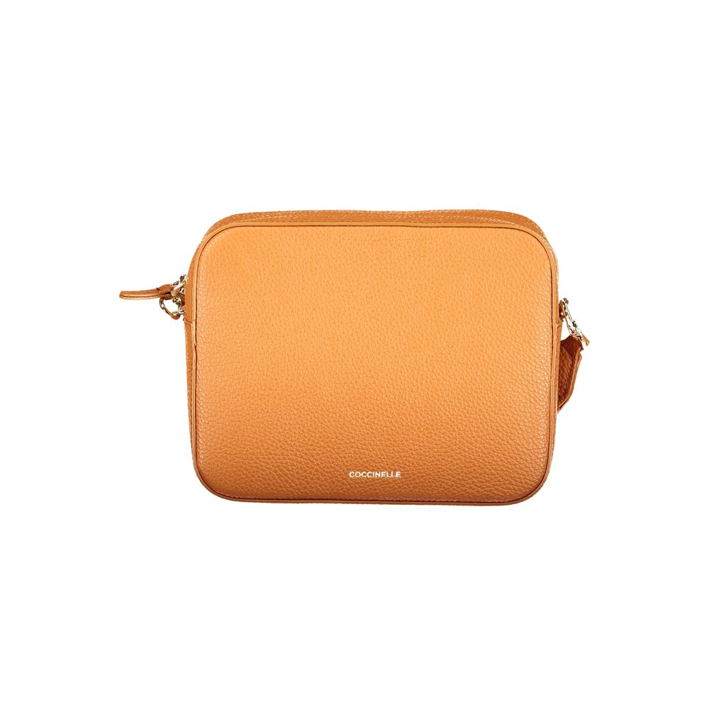Coccinelle Tebe Orange Leather Handbag