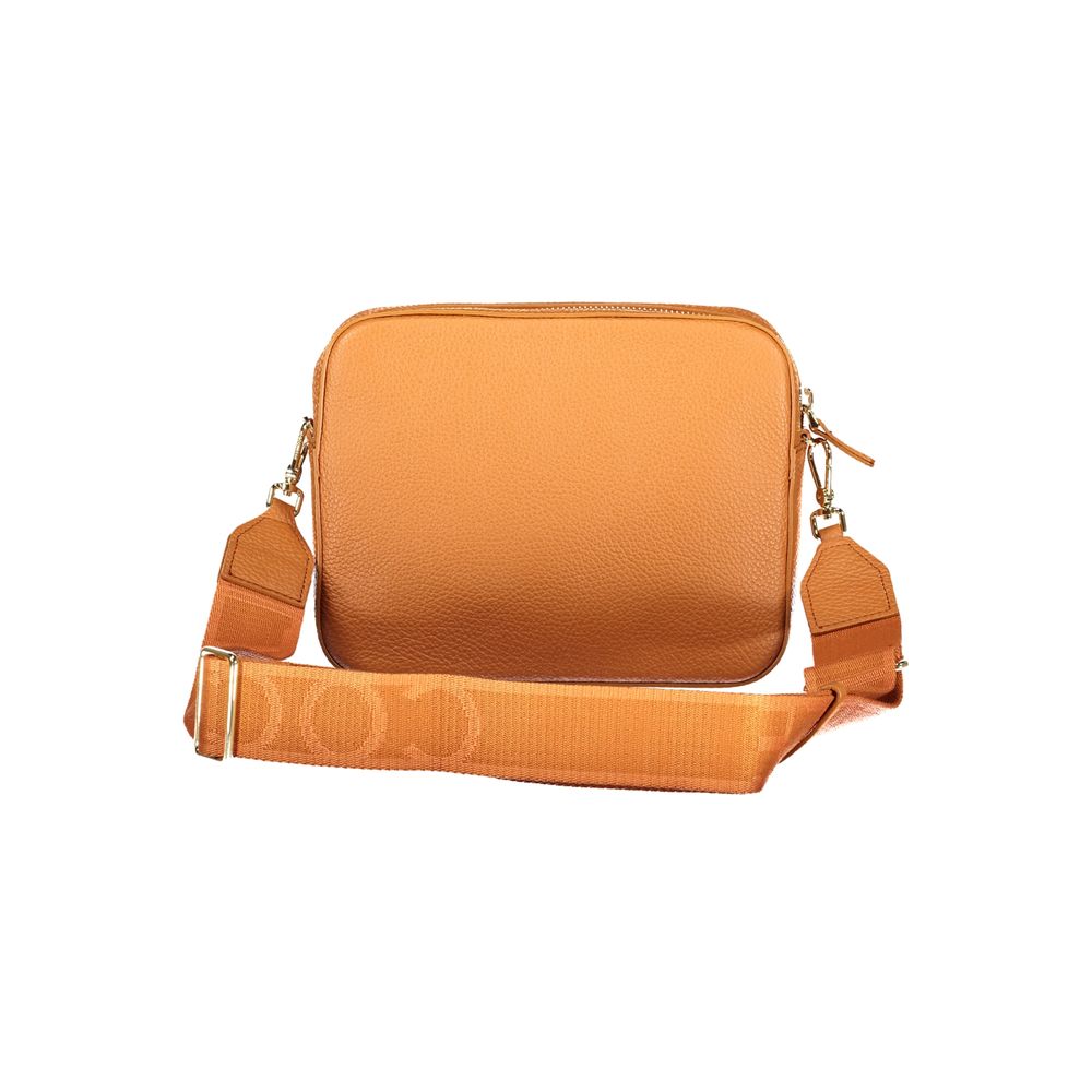 Coccinelle Tebe Orange Leather Handbag