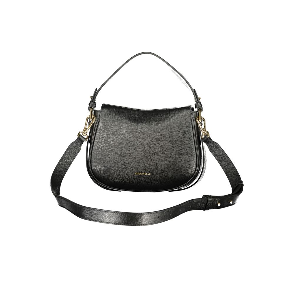 Coccinelle Black Leather Mavery Handbag