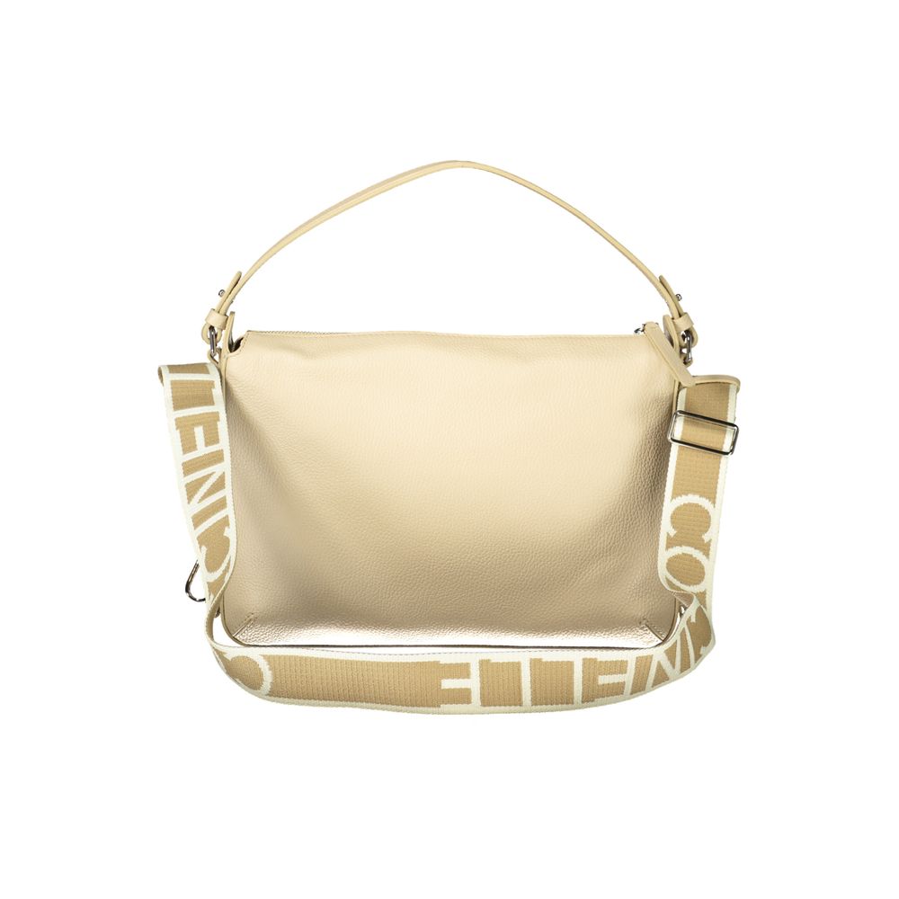 Coccinelle Beige Leather Gretel Ribbon Bag