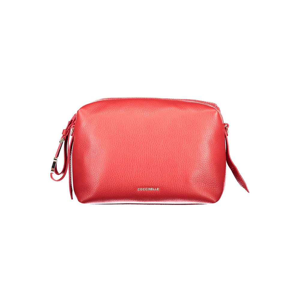 Coccinelle Red Leather Nory Bag
