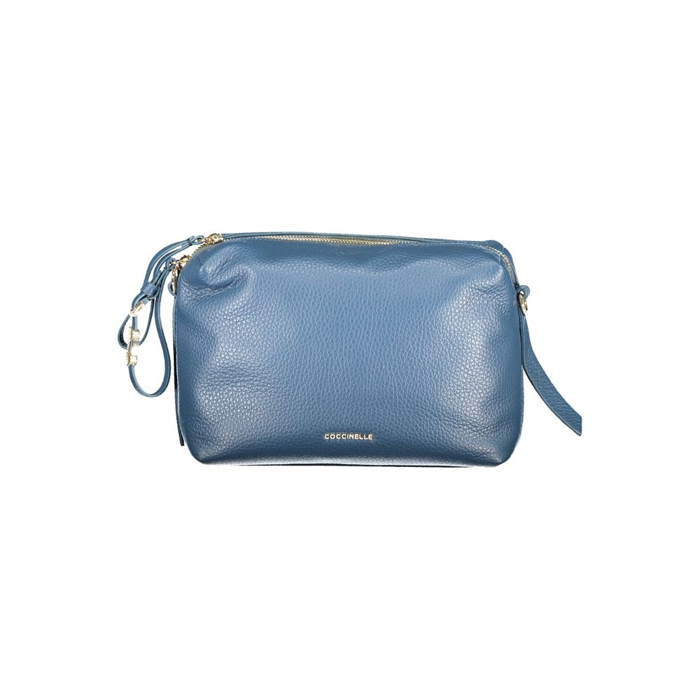 Coccinelle Blue Leather Shoulder Bag