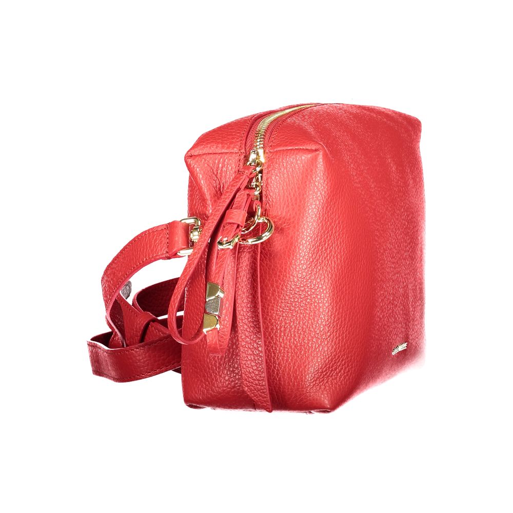 Coccinelle Red Leather Nory Bag
