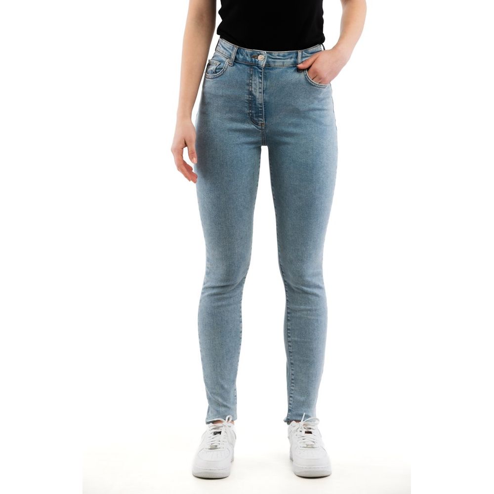 Moschino Multicolour Cotton Skinny Jeans