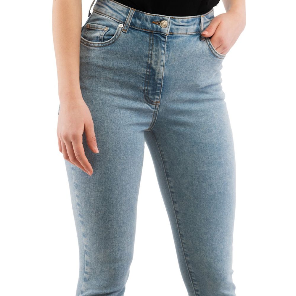Moschino Multicolour Cotton Skinny Jeans