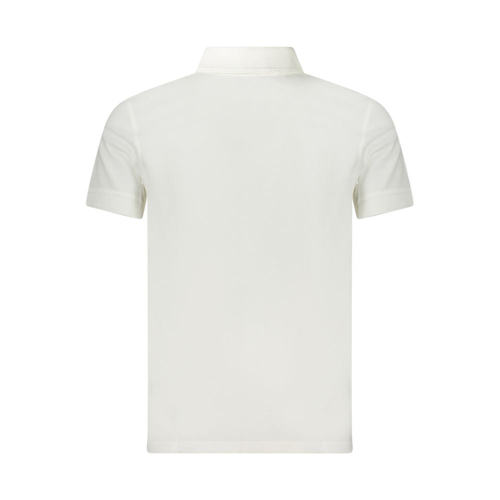 Hugo Boss White Cotton Polo
