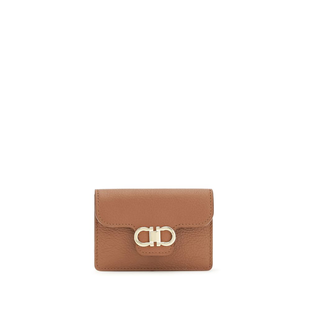 Ferragamo Brown Calf Leather Wallet