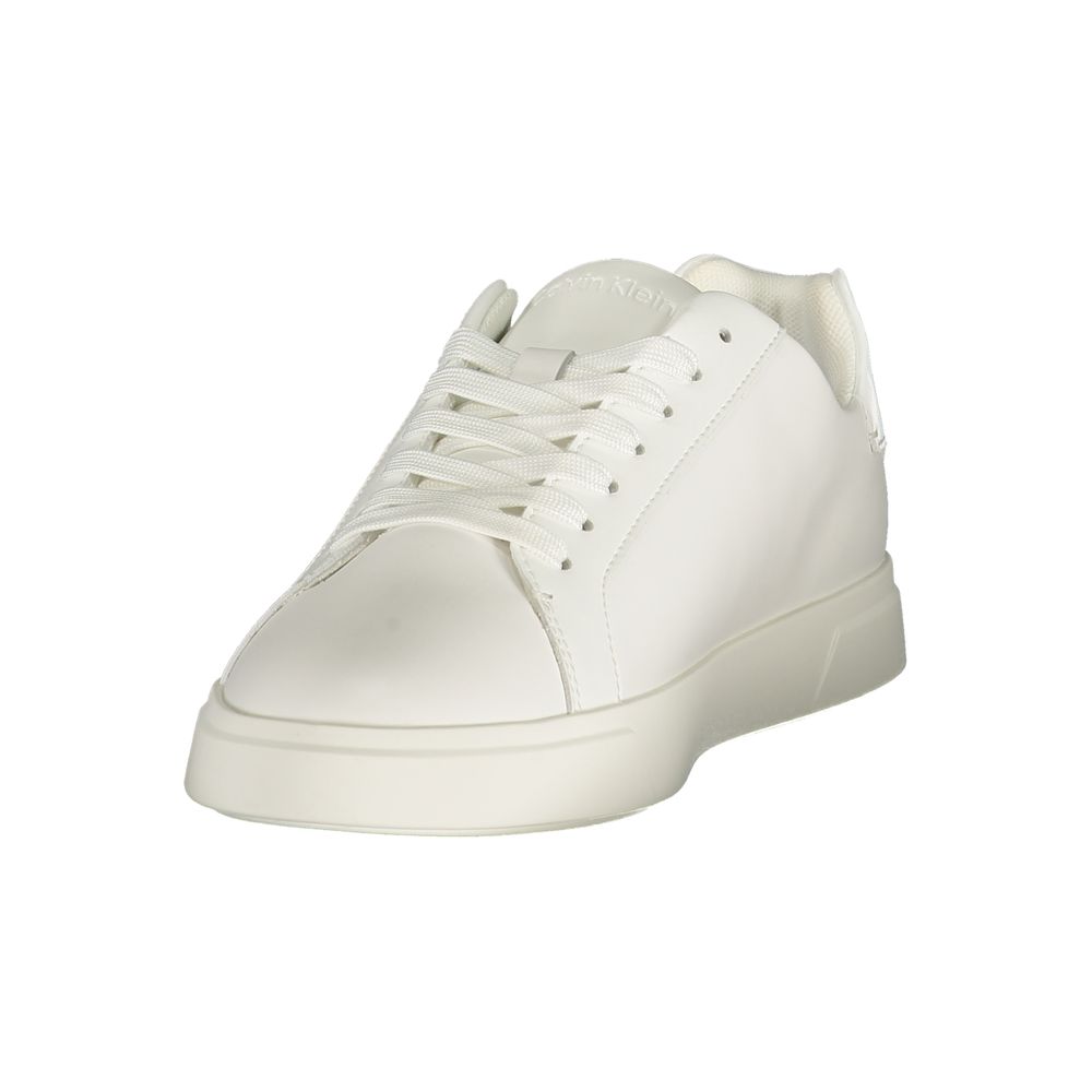 Calvin Klein White Polyurethane Sneaker