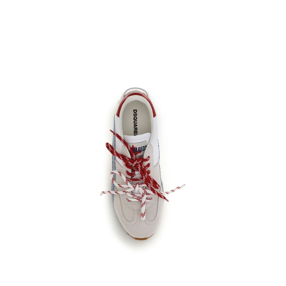 Dsquared2 Multicolour Calf Leather Low Top Sneakers