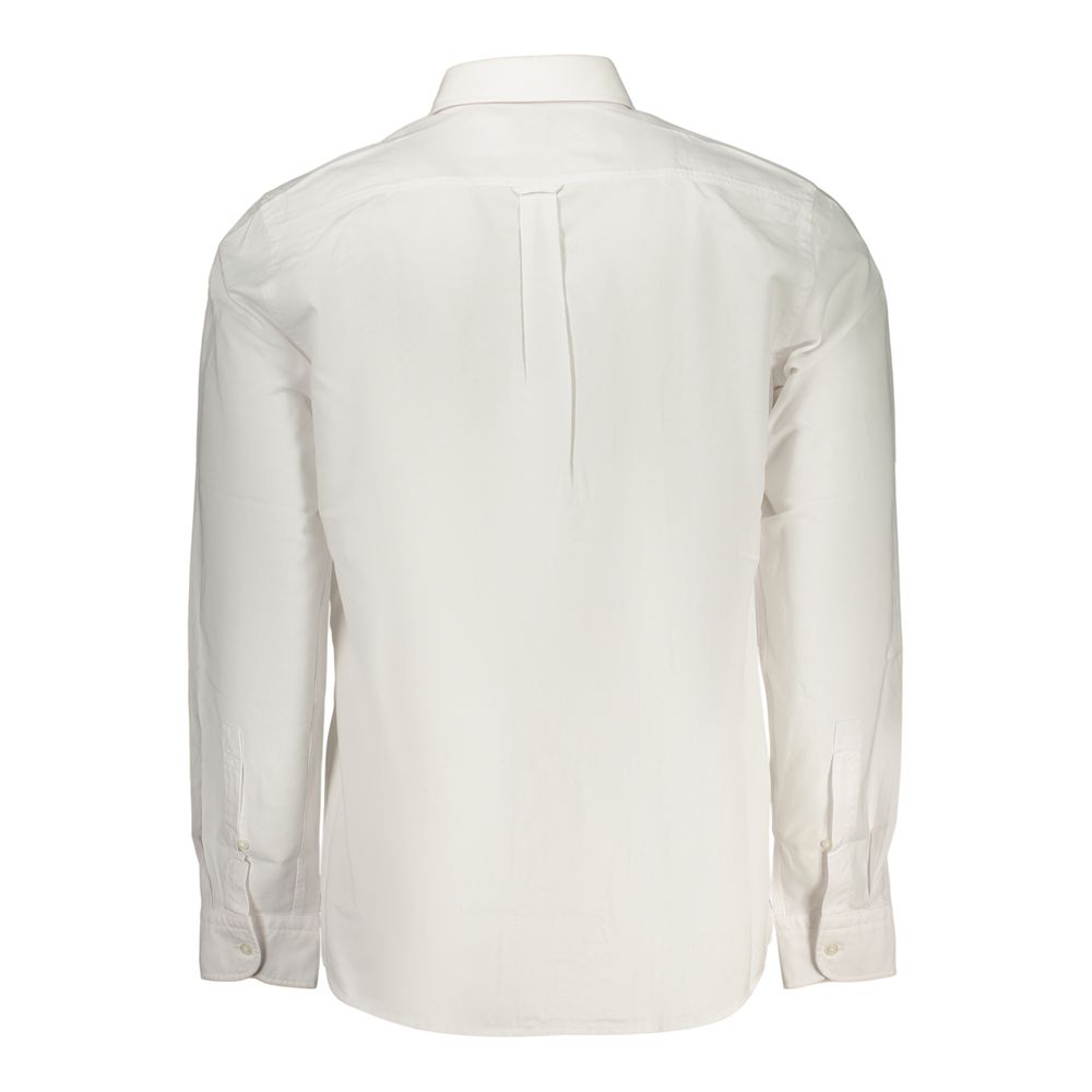 Hugo Boss White Cotton Shirt