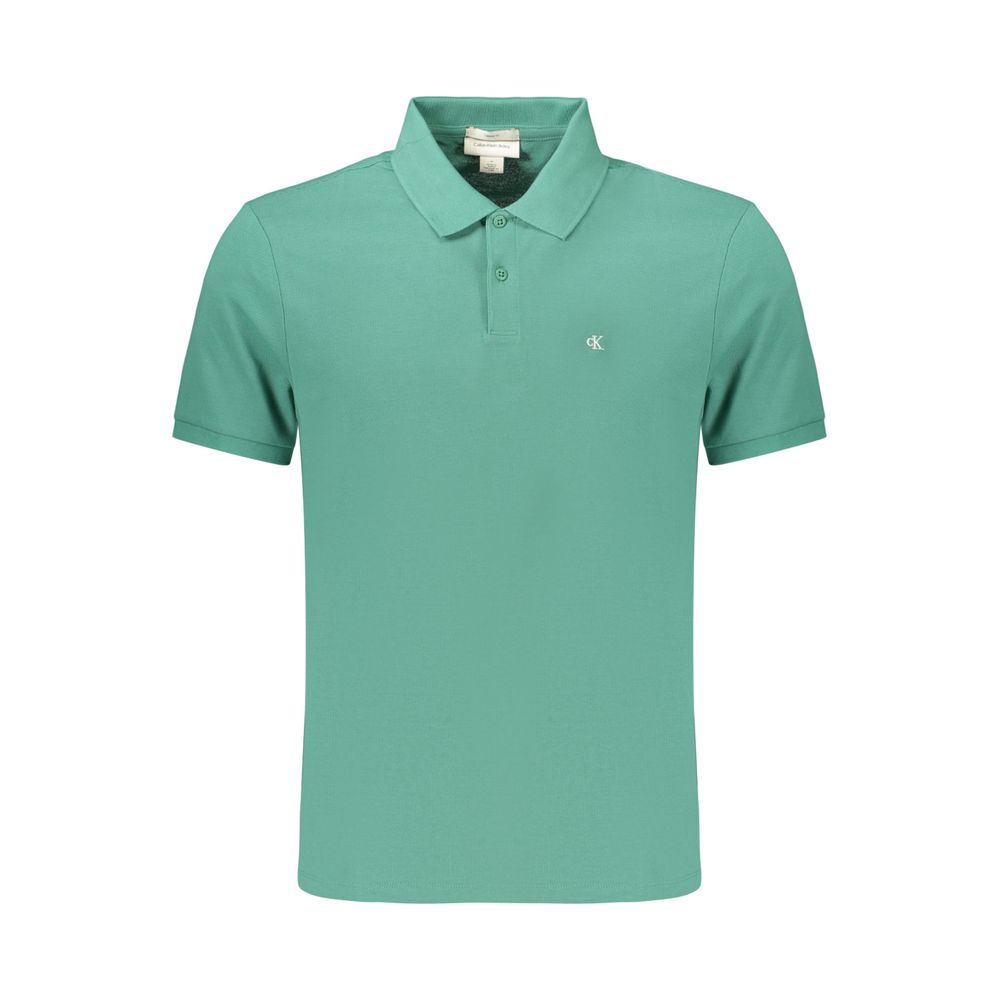 Calvin Klein Green Cotton Polo