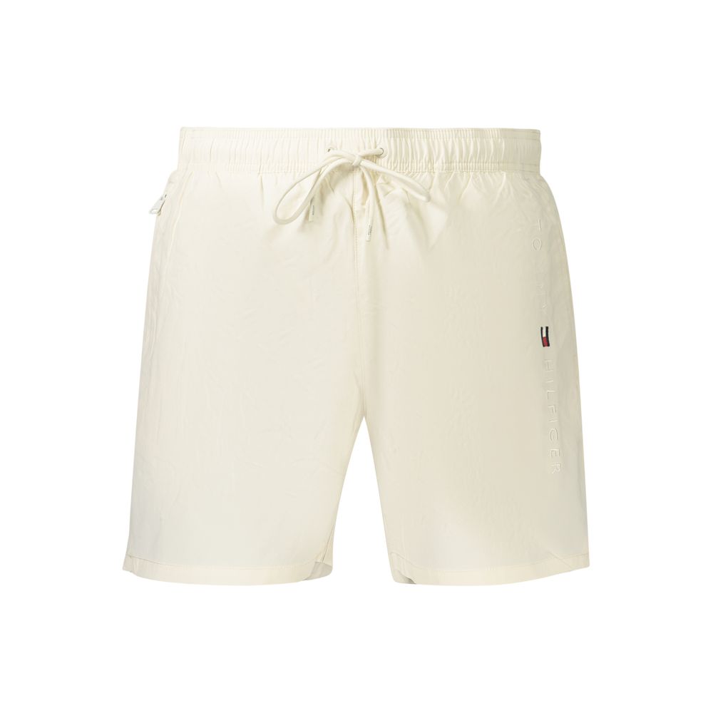 Tommy Hilfiger Beige Polyester Swim Shorts