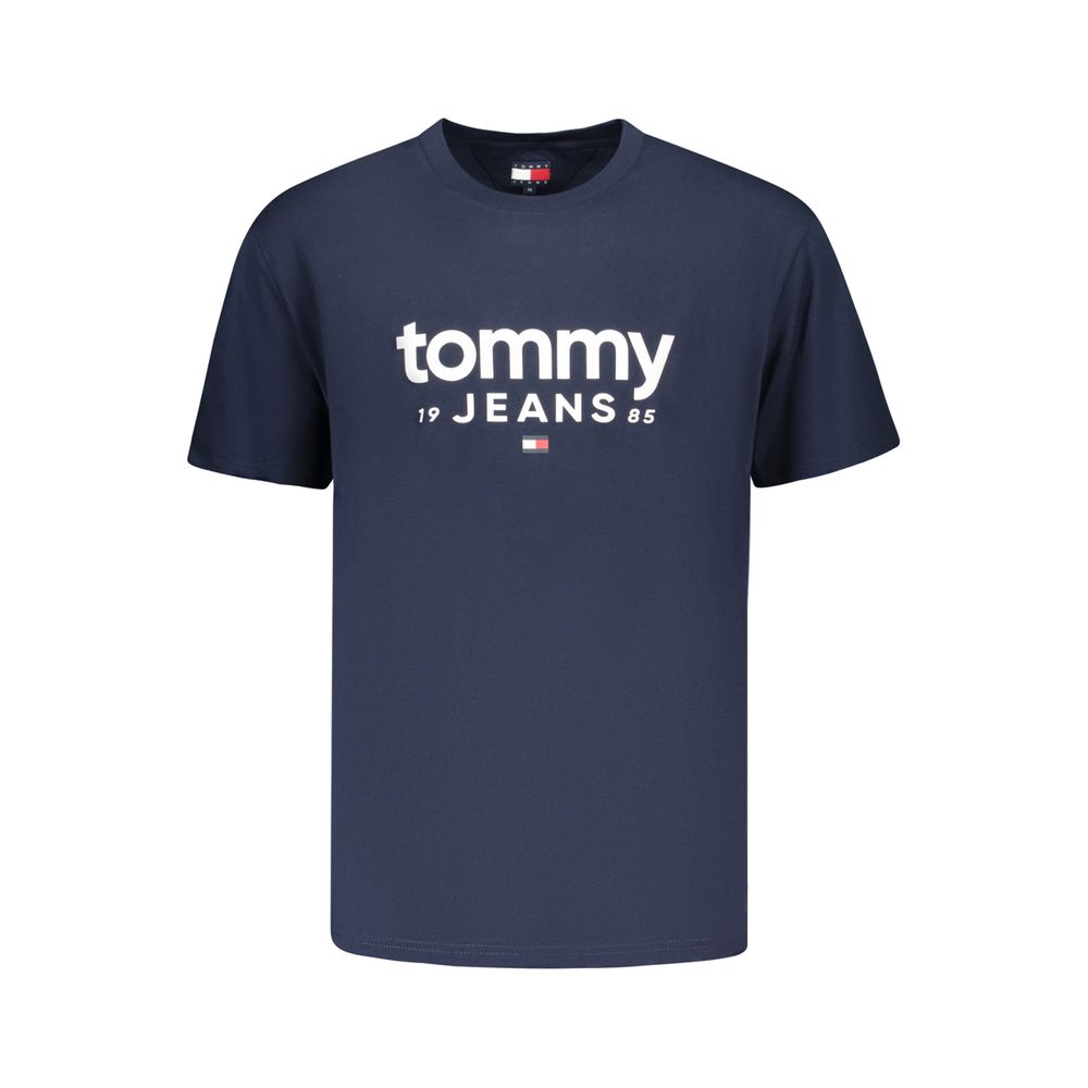 Tommy Hilfiger Blue Cotton Logo T-Shirt