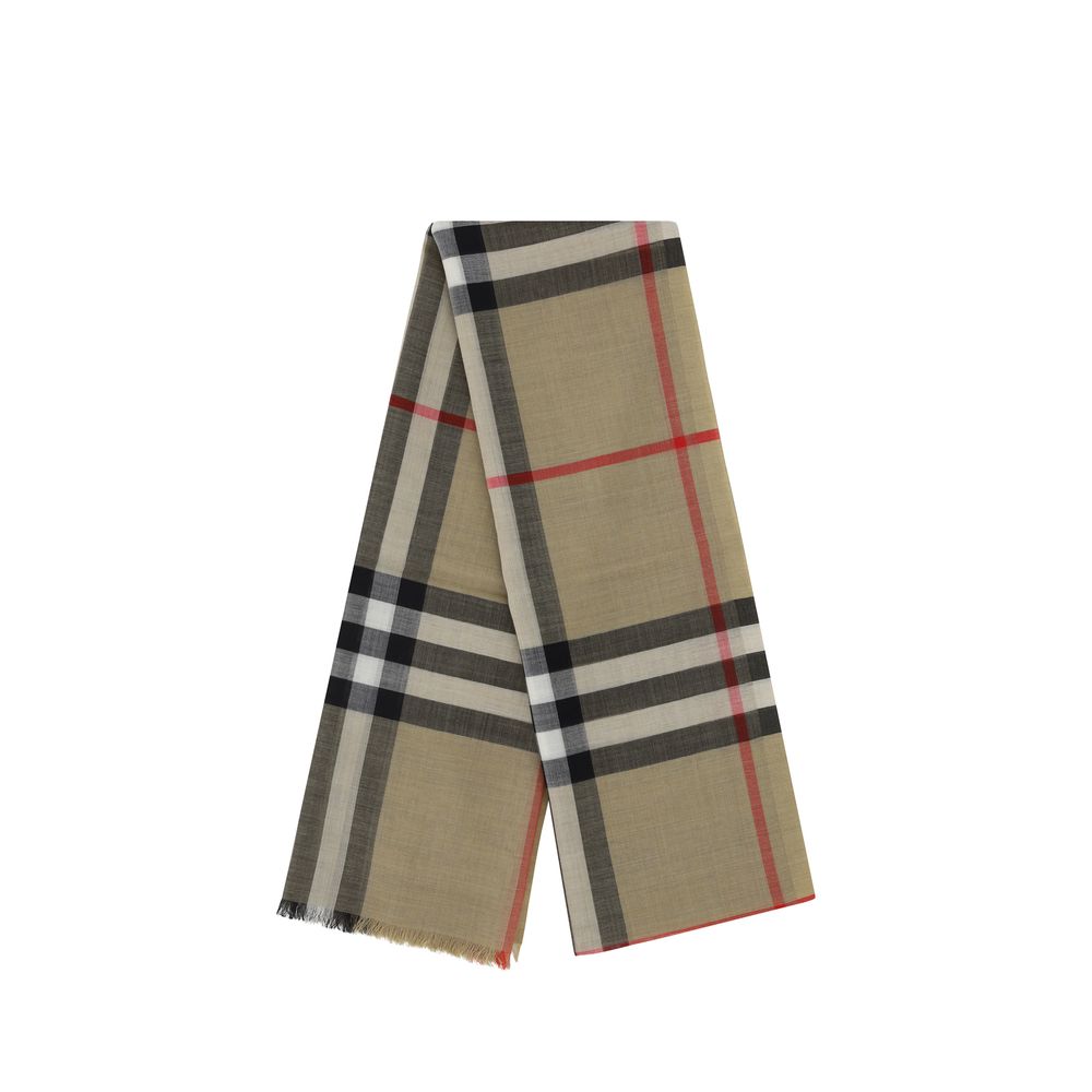 Burberry Beige Wool Scarf