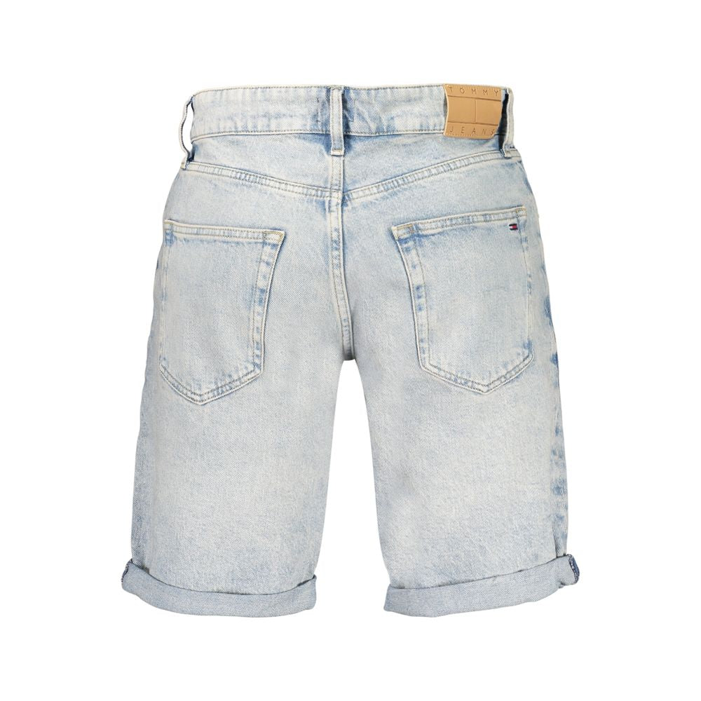 Tommy Hilfiger Blue Cotton Denim Shorts